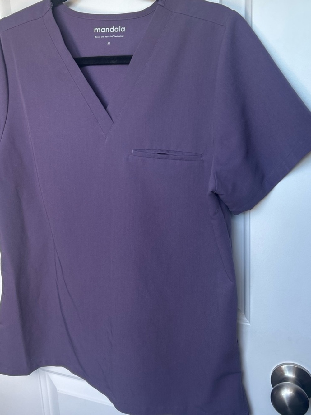 Mandala Women's Purple Scrub Set